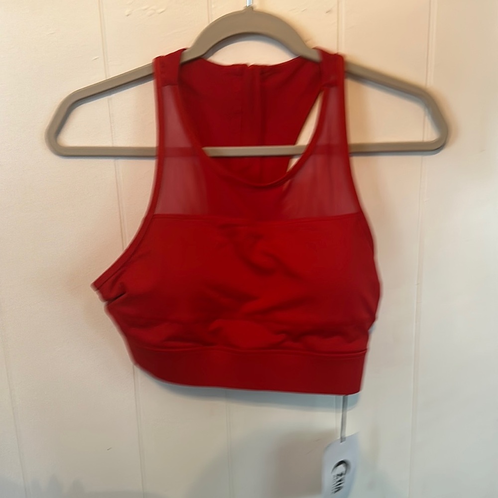 NWT ZYIA Red All Star Bra